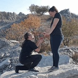 Fanni és Roland eljegyzése