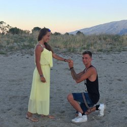 Kánya Kitti és Takács Viktor eljegyzése