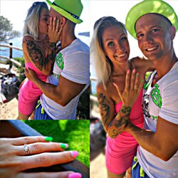 Kecskeméti Andrea és Csécsi Péter eljegyzése