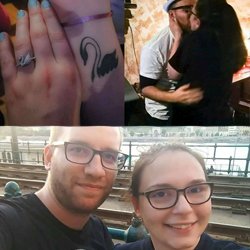 Lukács Arnold és Papp Brigitta eljegyzése